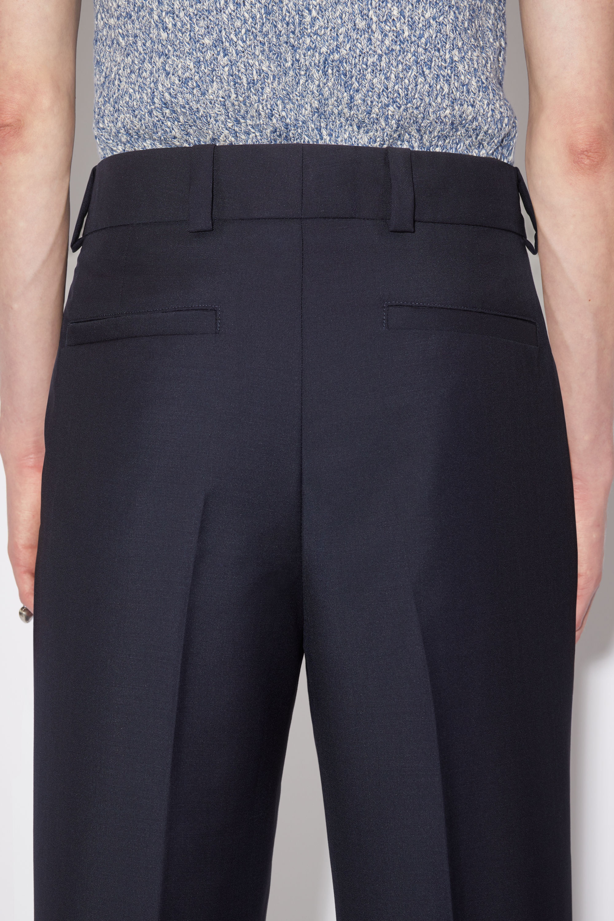 Tailored trousers - Navy - 6