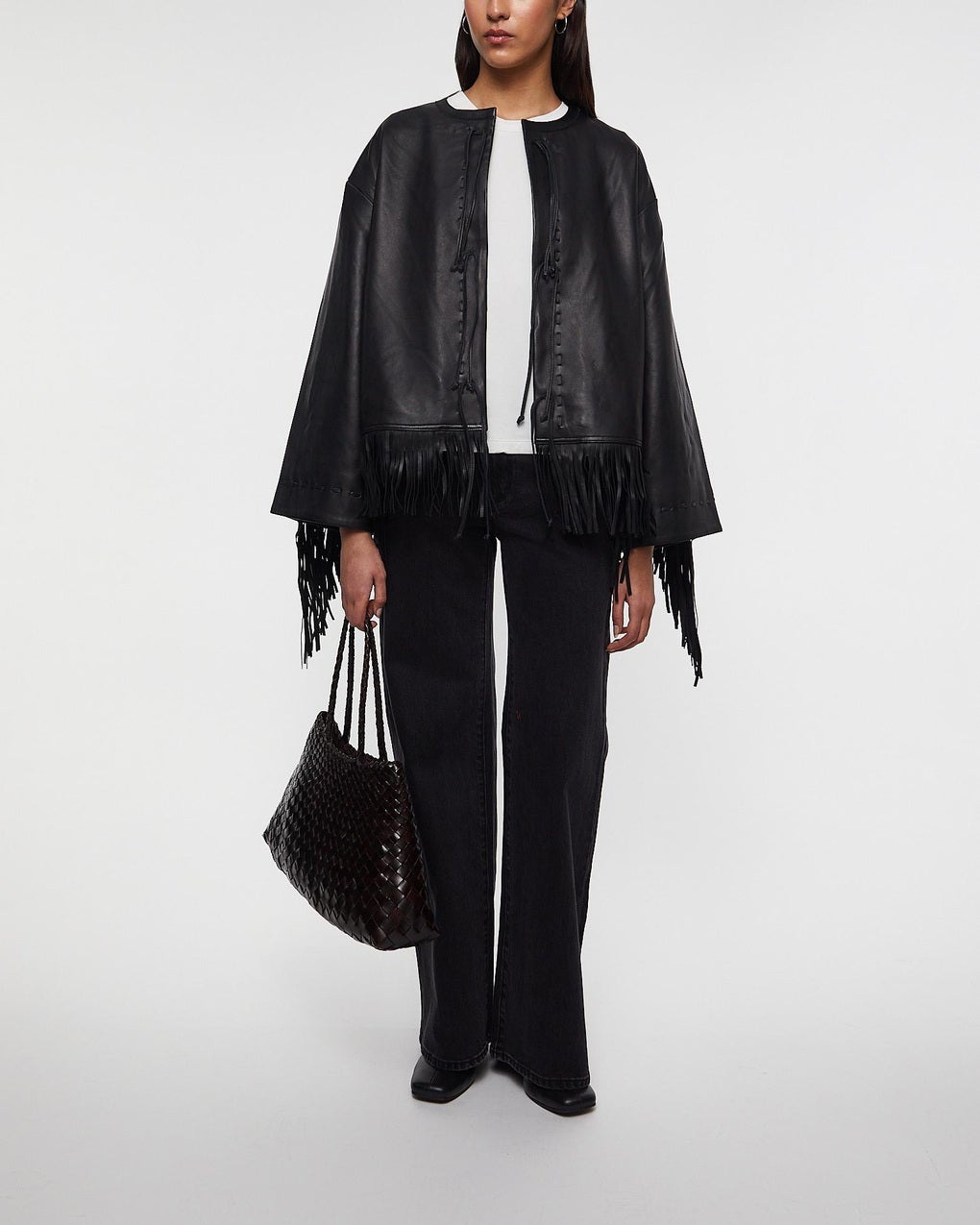Jacket Zoena Leather  Black - 3