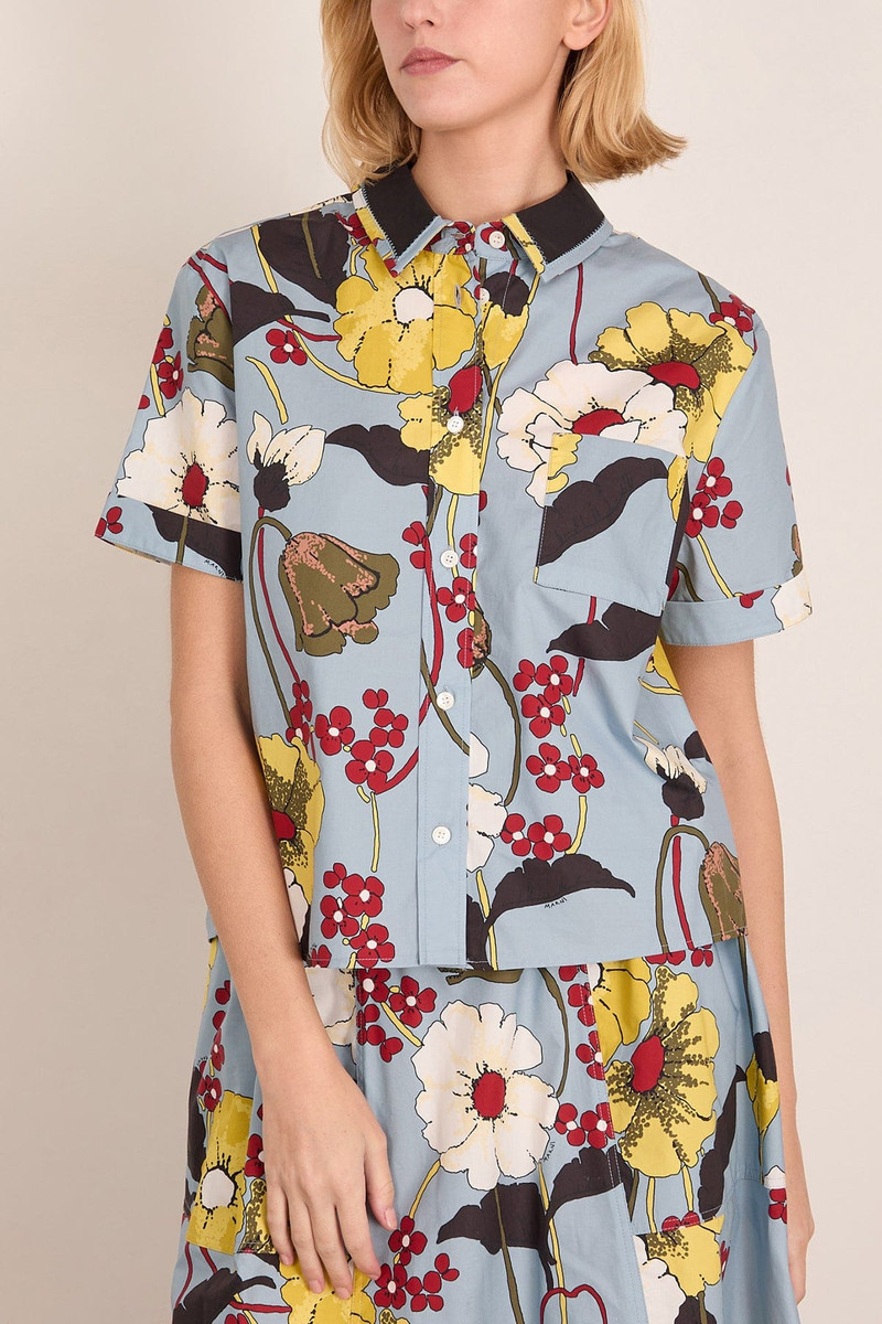 Short Sleeve Shirt in Sky 3