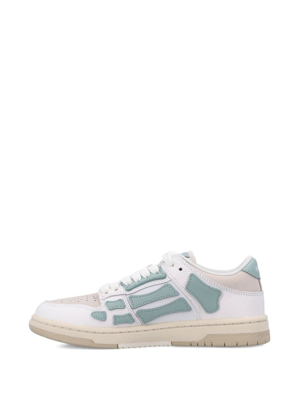 panelled low-top sneakers - 4