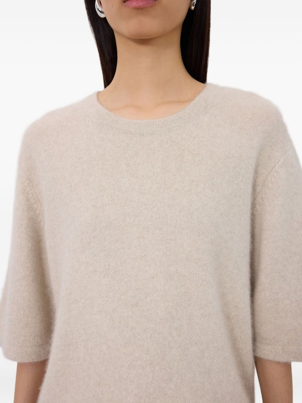 Raven short-sleeve crew-neck sweater - 5