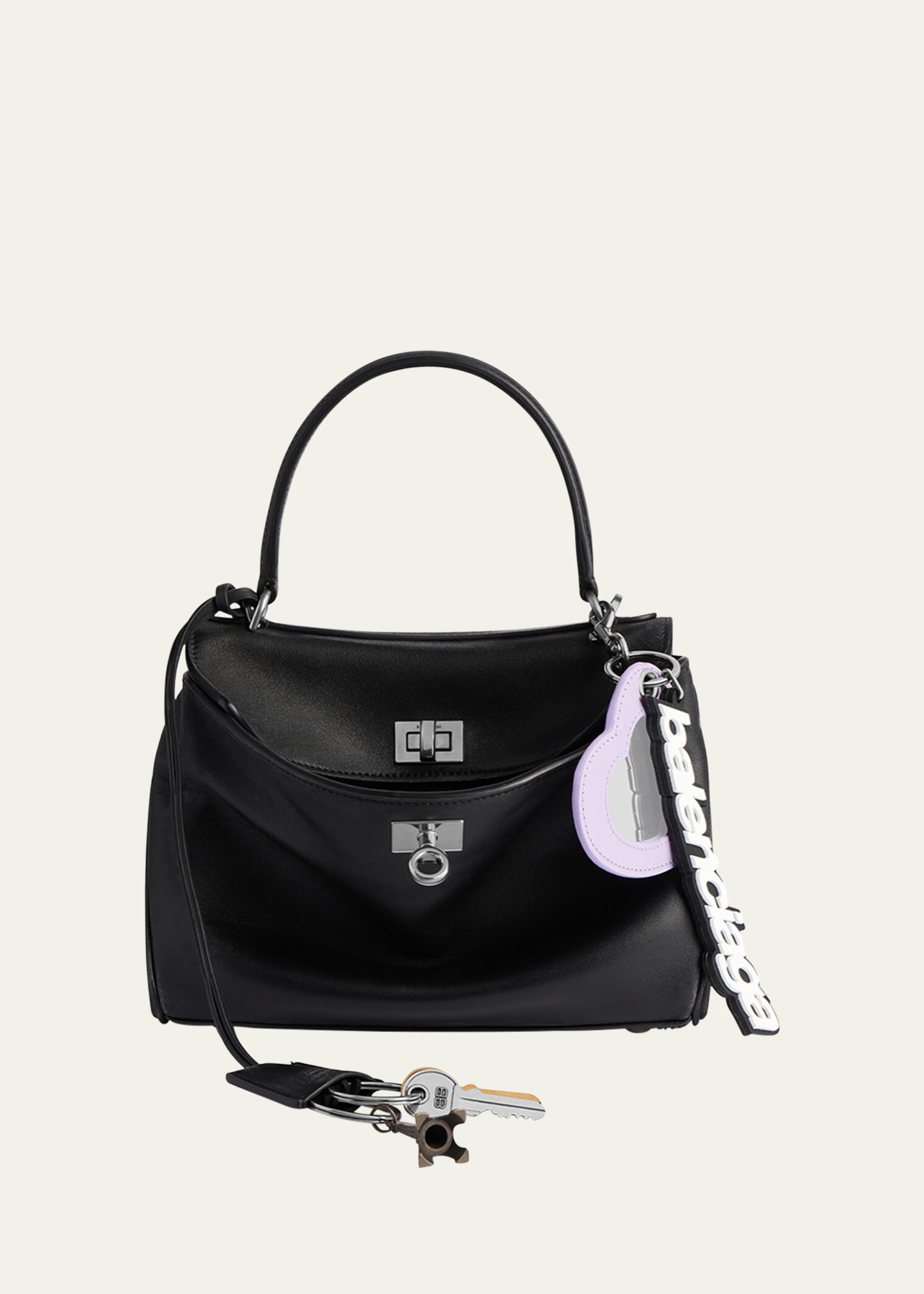 Rodeo Mini Leather Top-Handle Bag - 1