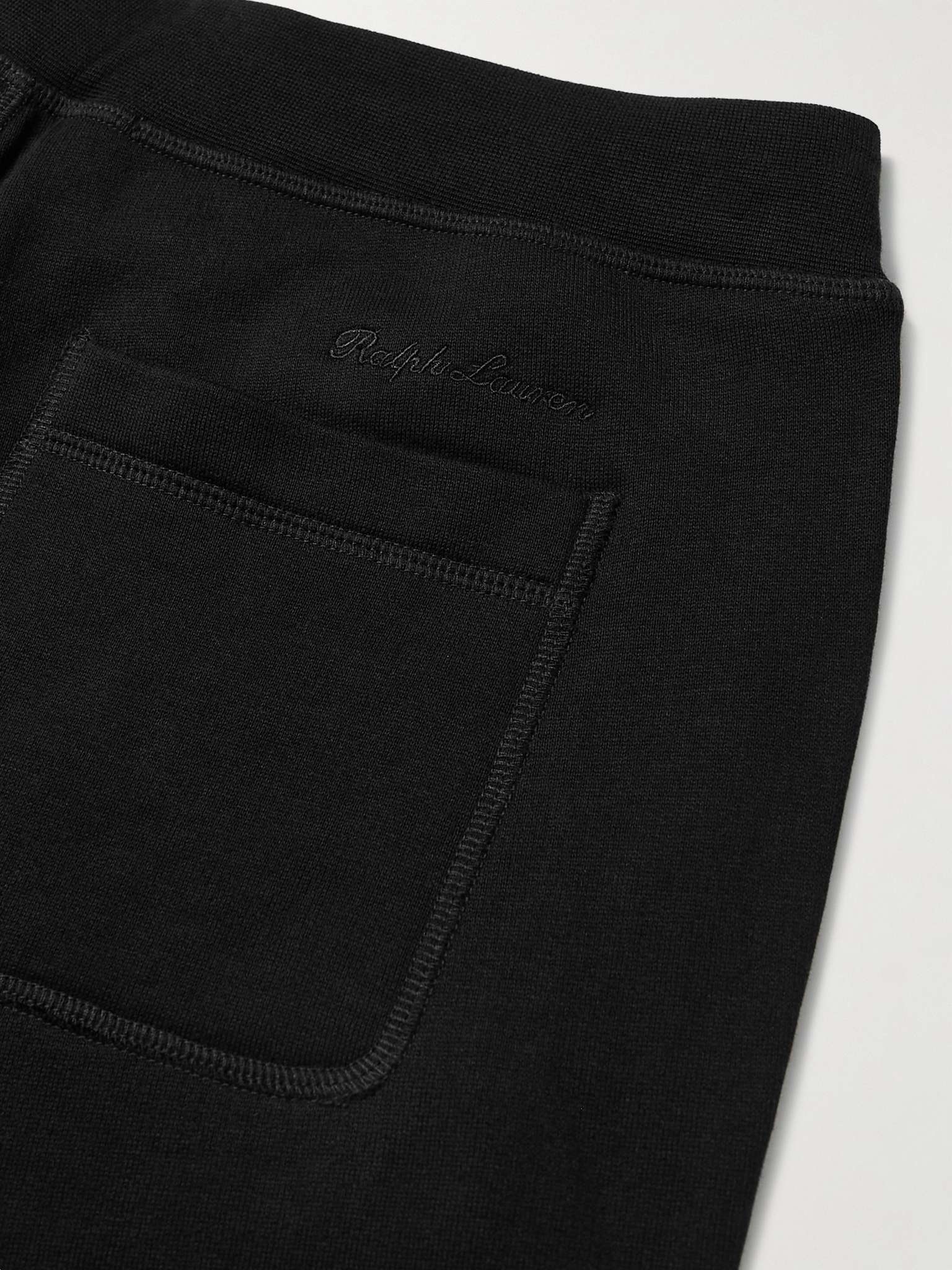 Madison Slim-Fit Tapered Cotton-Fleece Sweatpants - 5