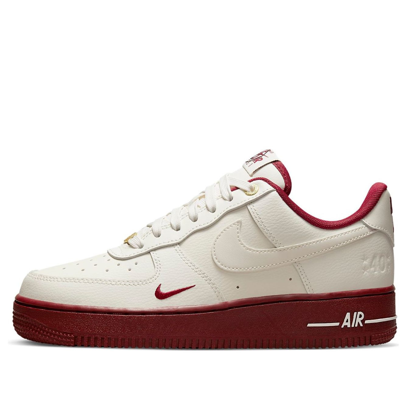 (WMNS) Nike Air Force 1 '07 SE '40th Anniversary - Sail Team Red' DQ7582-100 - 1