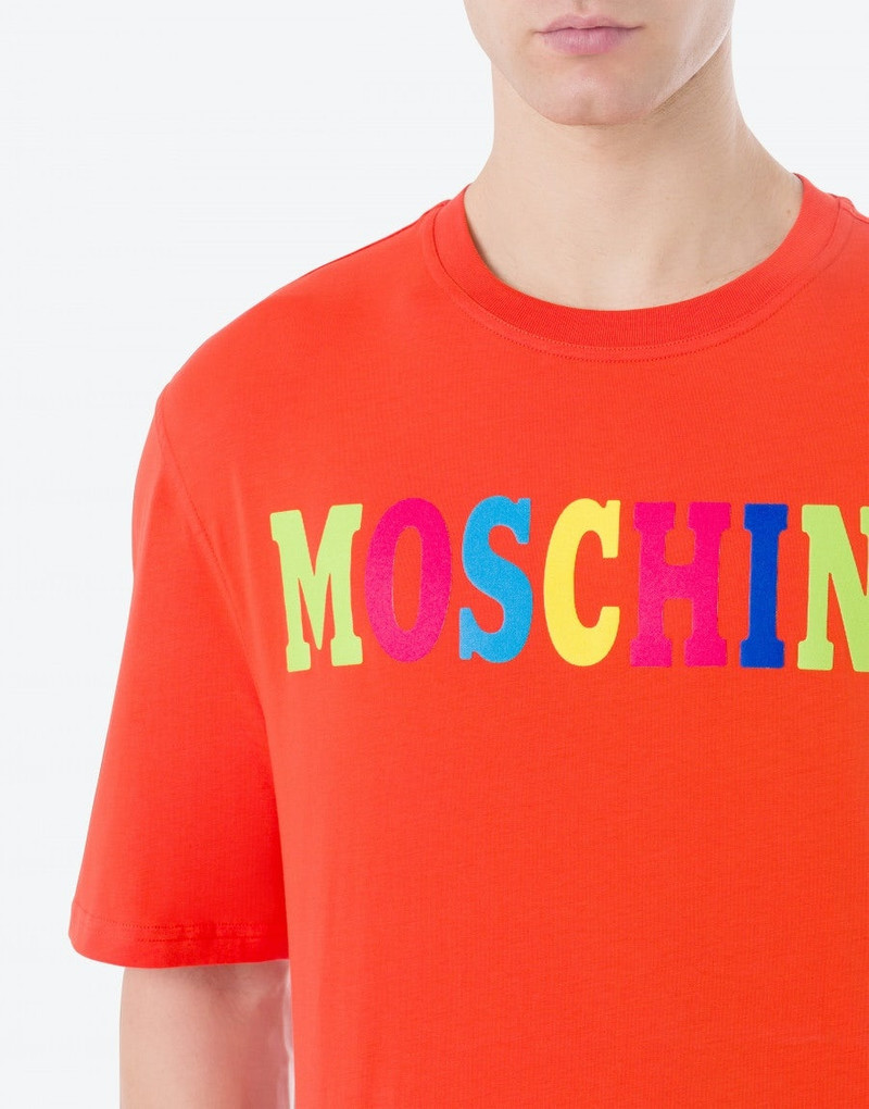 MULTICOLOUR LOGO ORGANIC JERSEY T-SHIRT 4