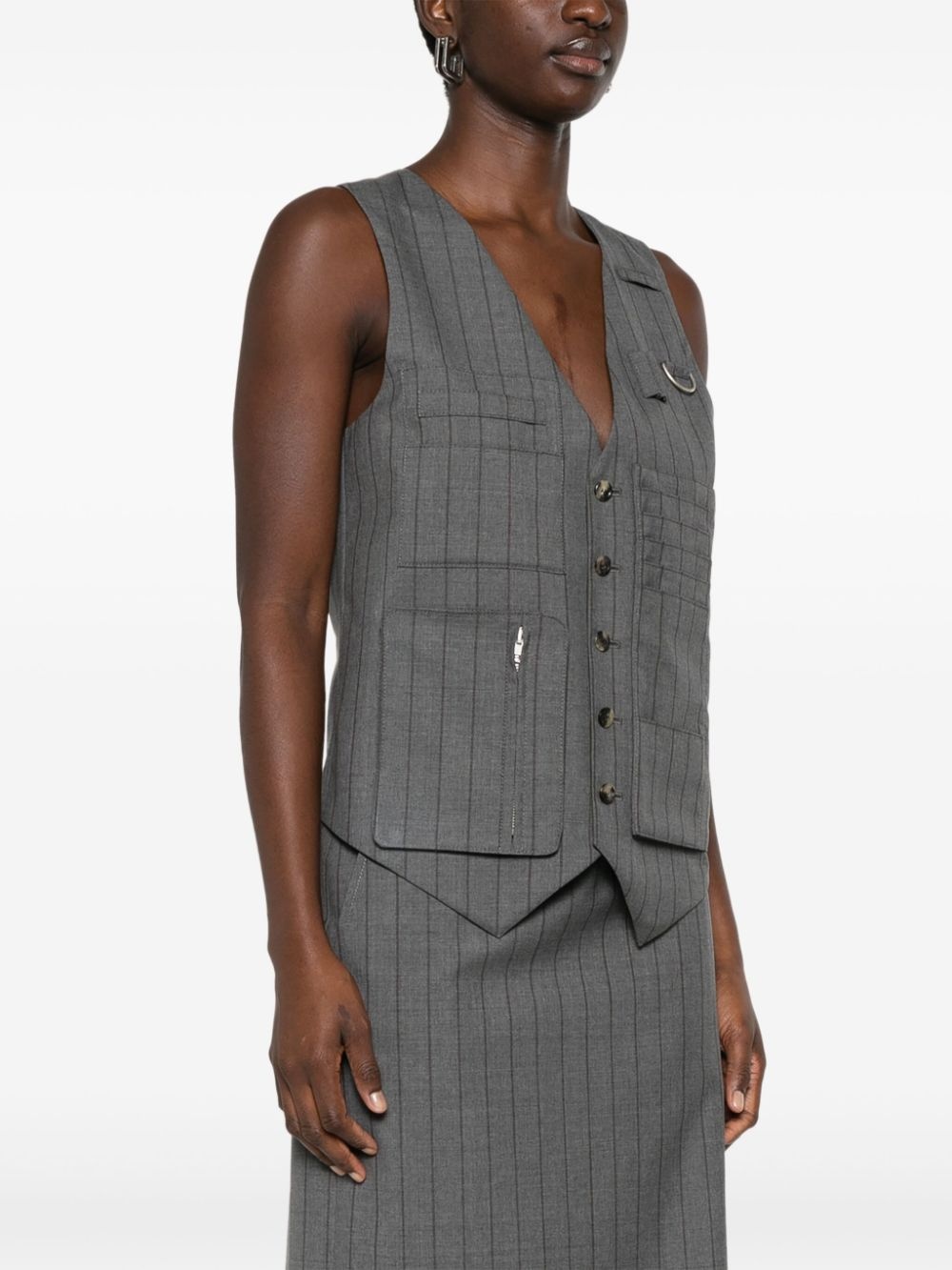 striped waistcoat - 3