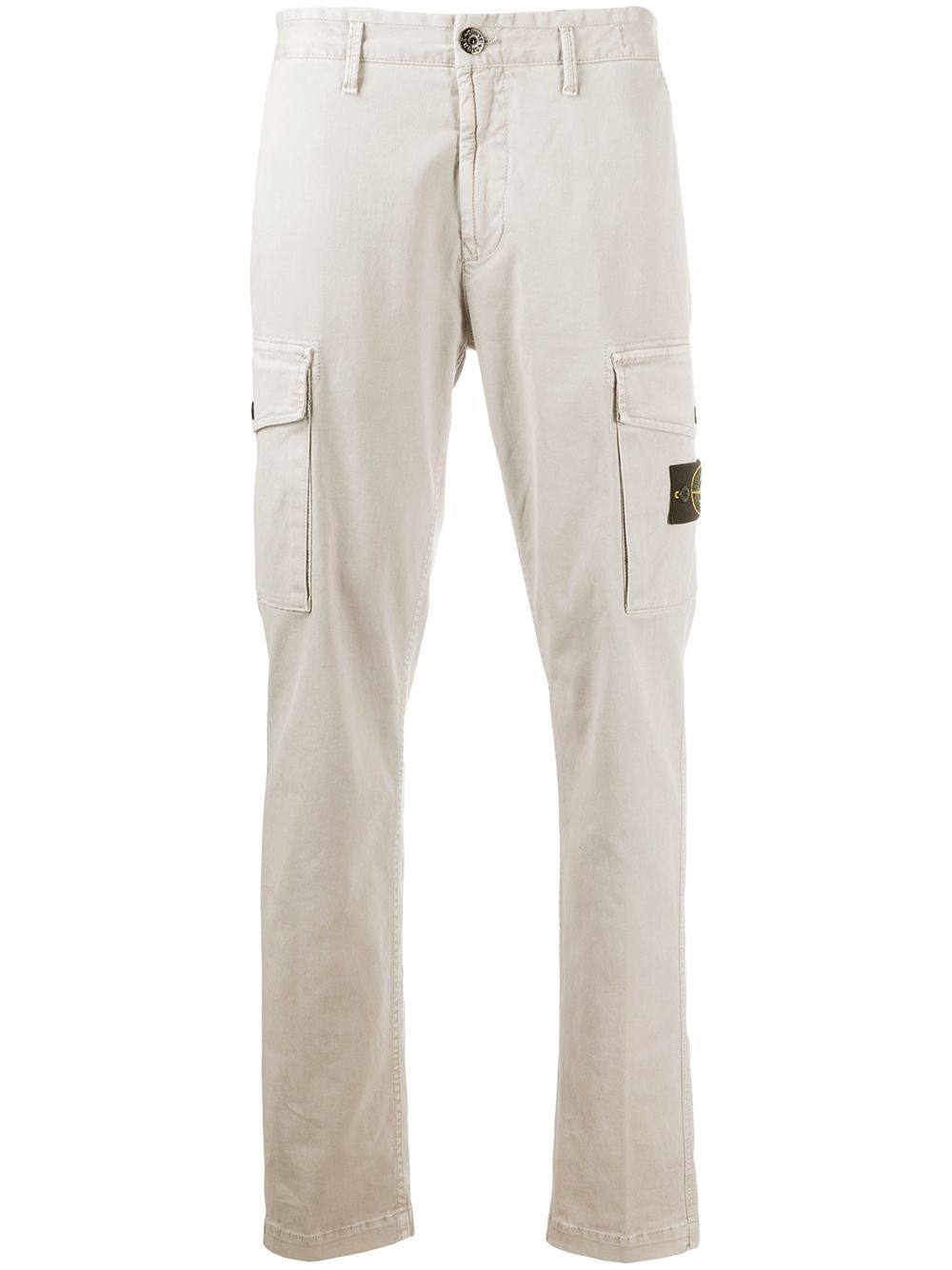 plain cargo trousers - 1