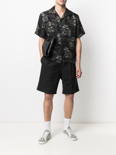 AMIRI rattlesnake short-sleeve silk shirt outlook