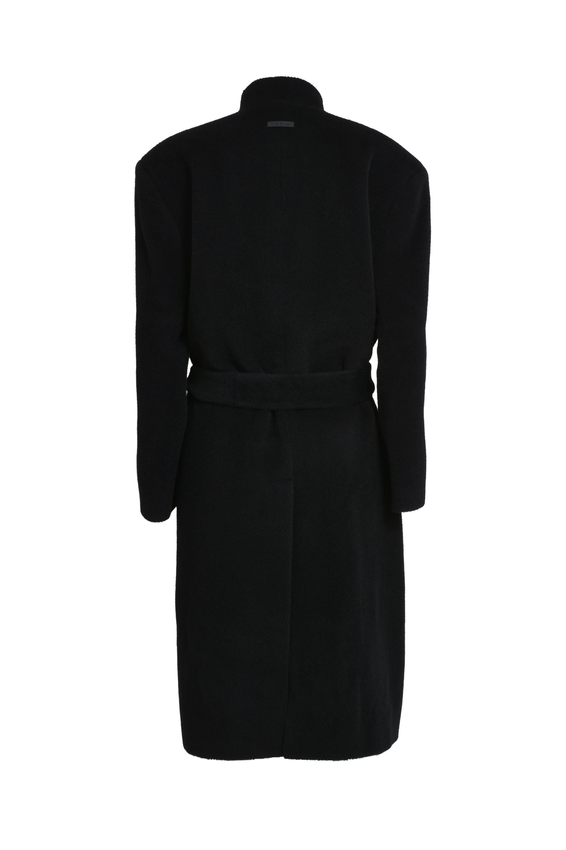 LAPELLESS COAT / BLK - 2