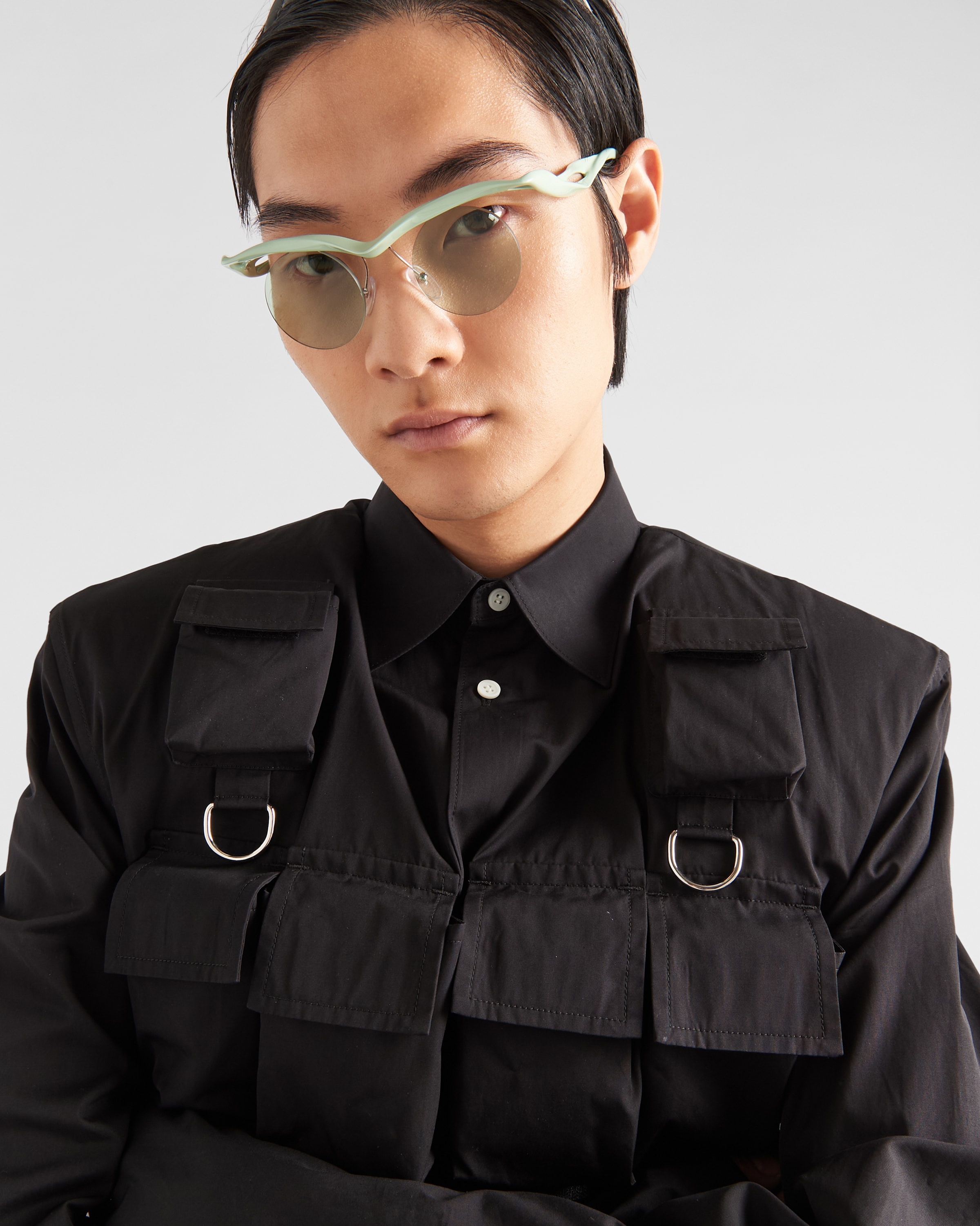 Single-breasted cotton jacket - 3
