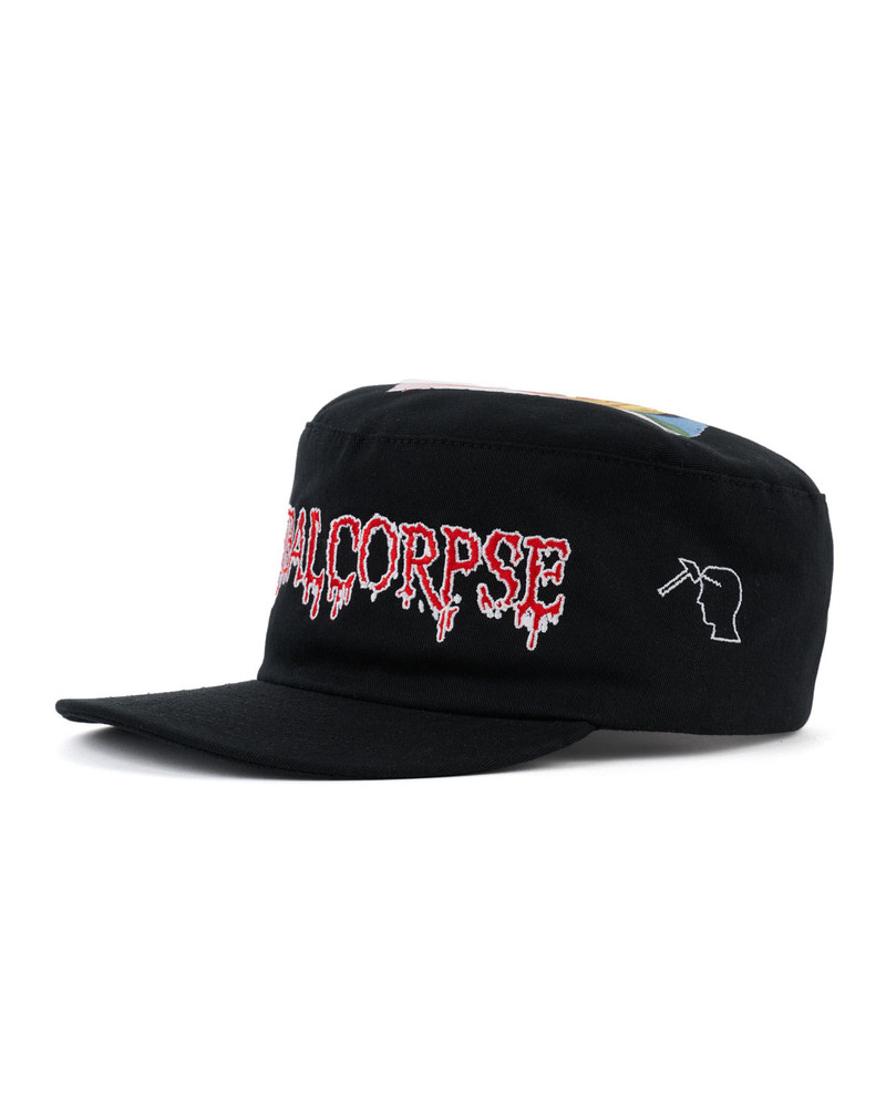 Brain Dead x Cannibal Corpse 6 Panel Hat - Black 4