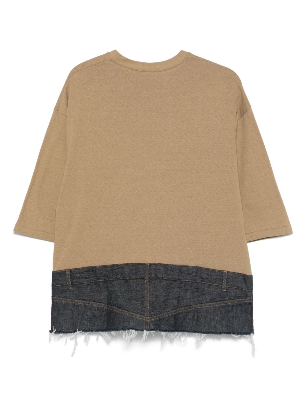 panelled T-shirt - 2