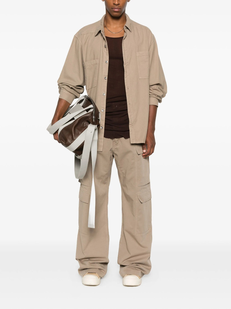 Rick Owens DRKSHDW Rick Owens Drkshdw Patch-pocket Cotton Shirt outlook