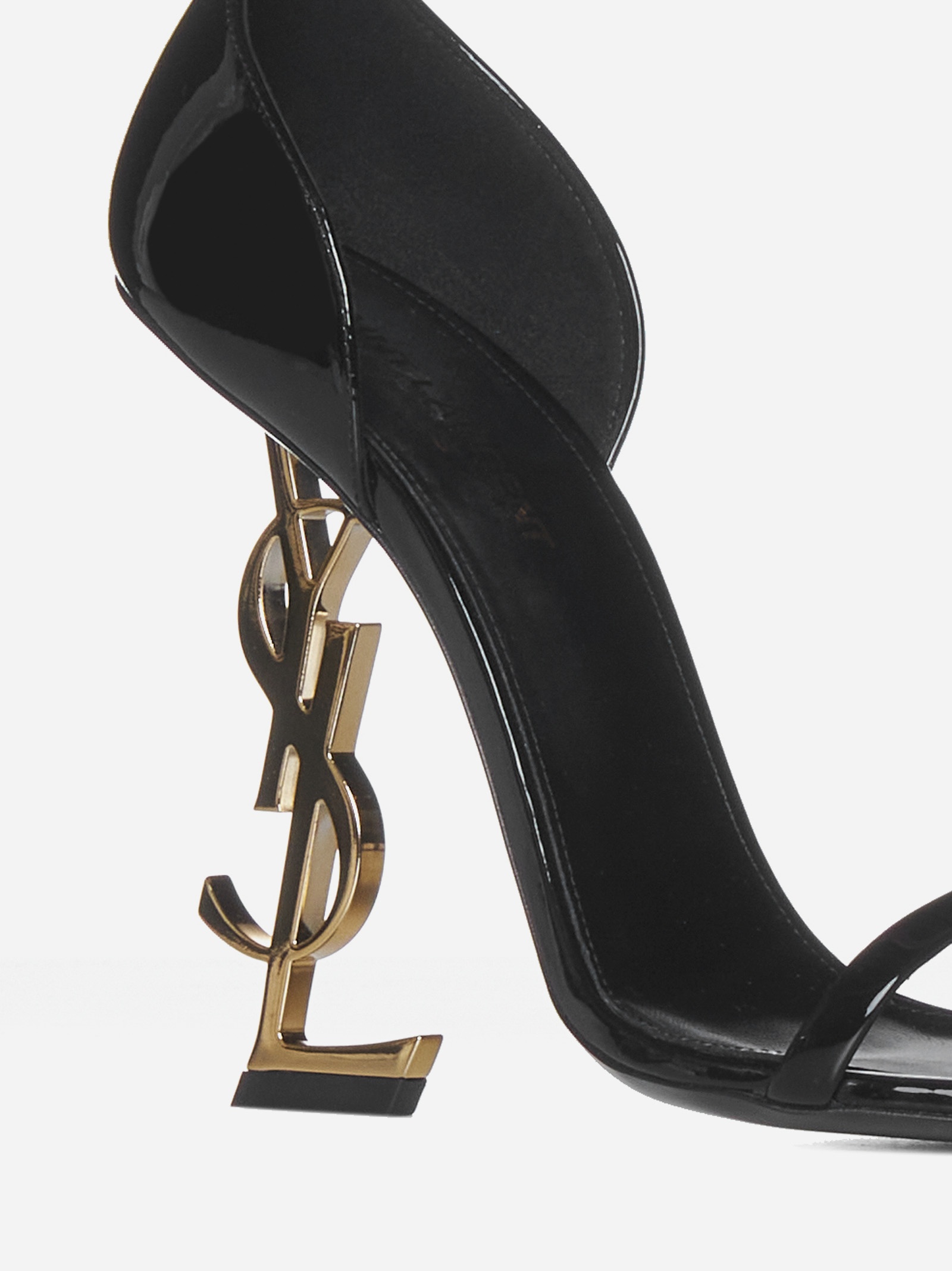 YSL Opyum patent leather sandals - 4