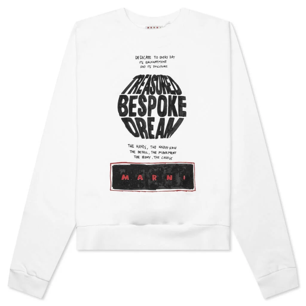 SWEATSHIRT - STONE WHITE - 1