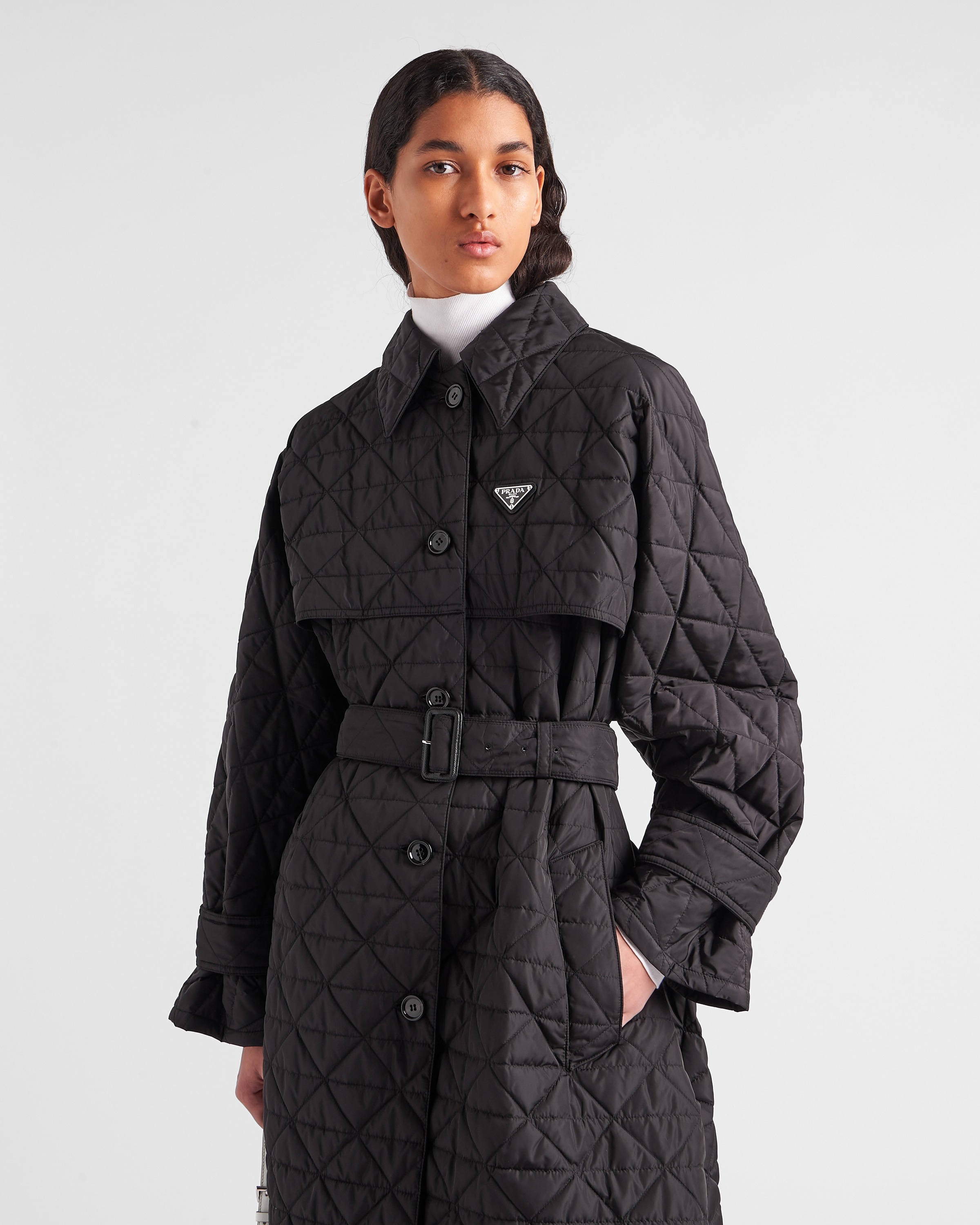 Light Re-Nylon trench coat - 3