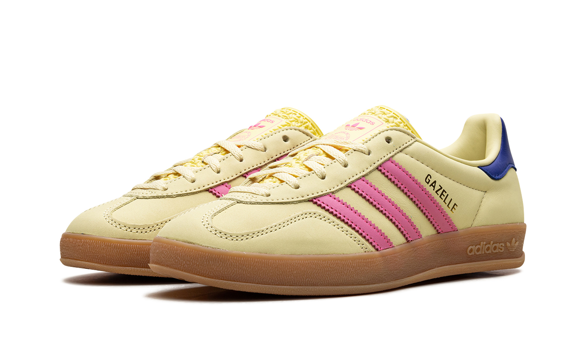 Gazelle Indoor WMNS "Powder Yellow Lucid Pink Royal" - 2