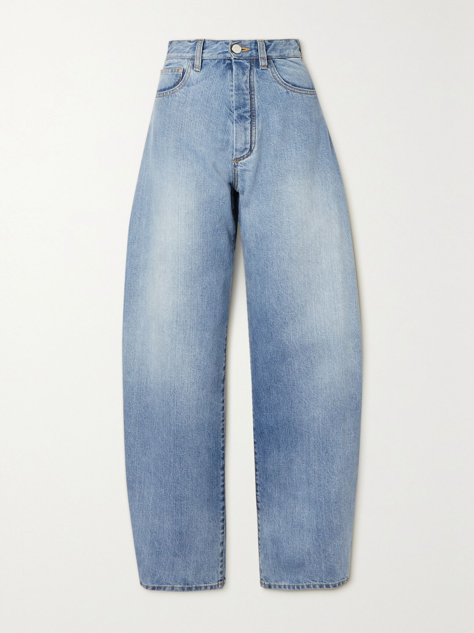 High-rise tapered jeans Blue - 1