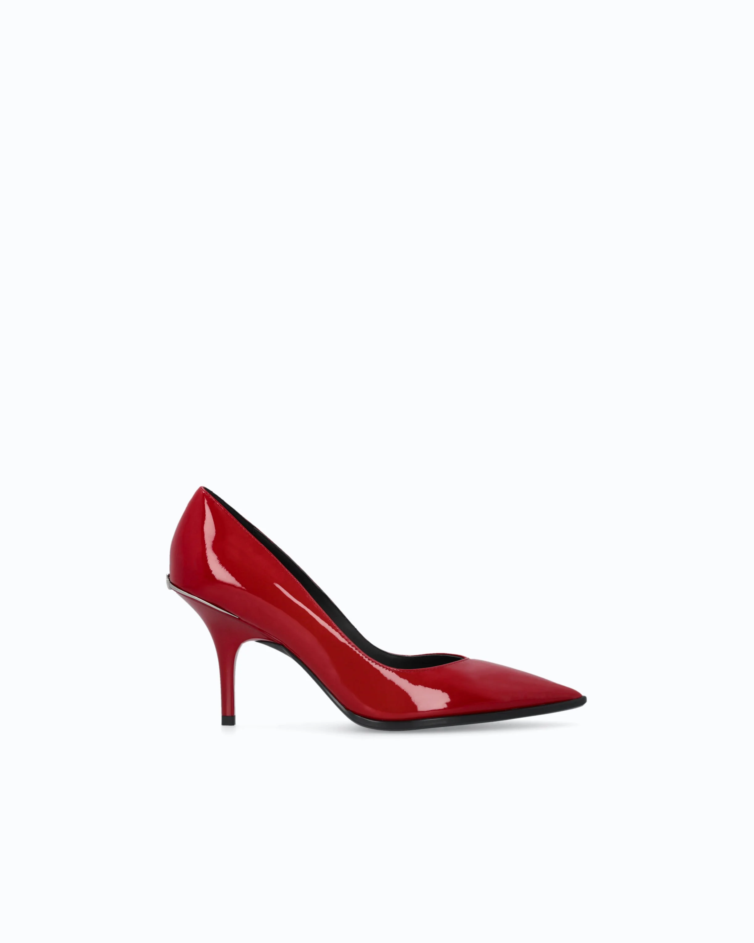 PATENT LEATHER-EFFECT PUMPS - 1