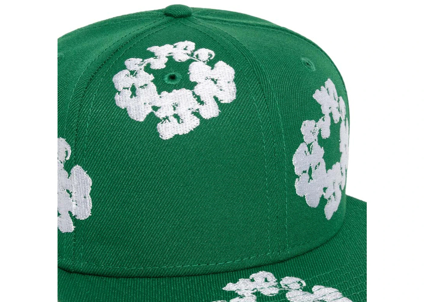 Denim Tears New Era Cotton Wreath 59/50 Cap Green - 3