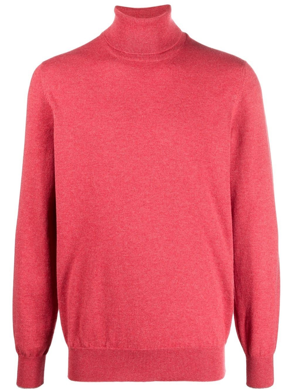 roll-neck cashmere jumper - 1