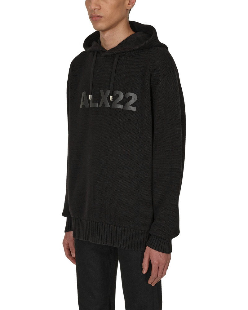 1017 ALYX 9SM LOGO KNIT HOODED SWEATER outlook