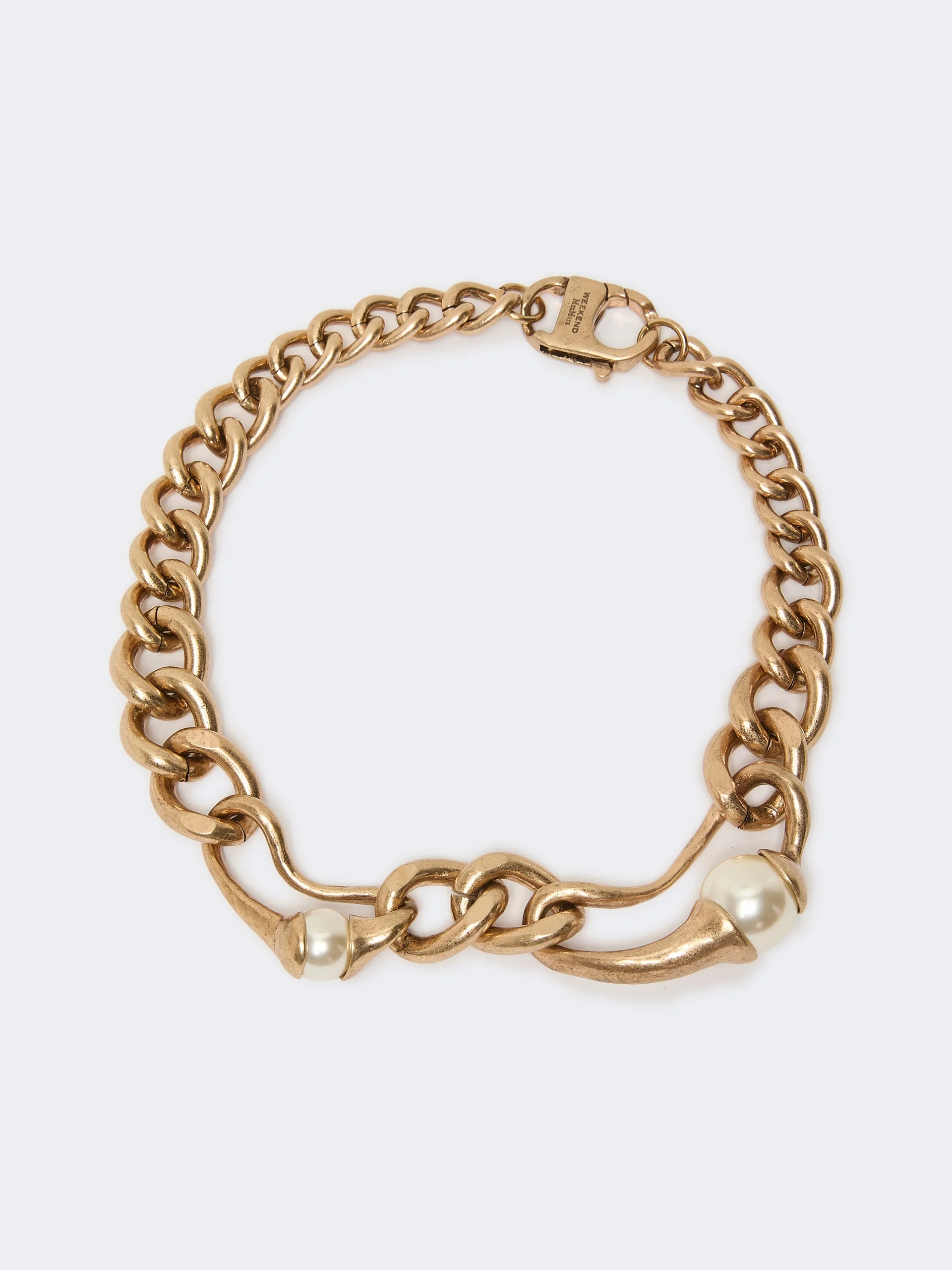 GIGLIO Metal chain choker necklace - GOLD - 1