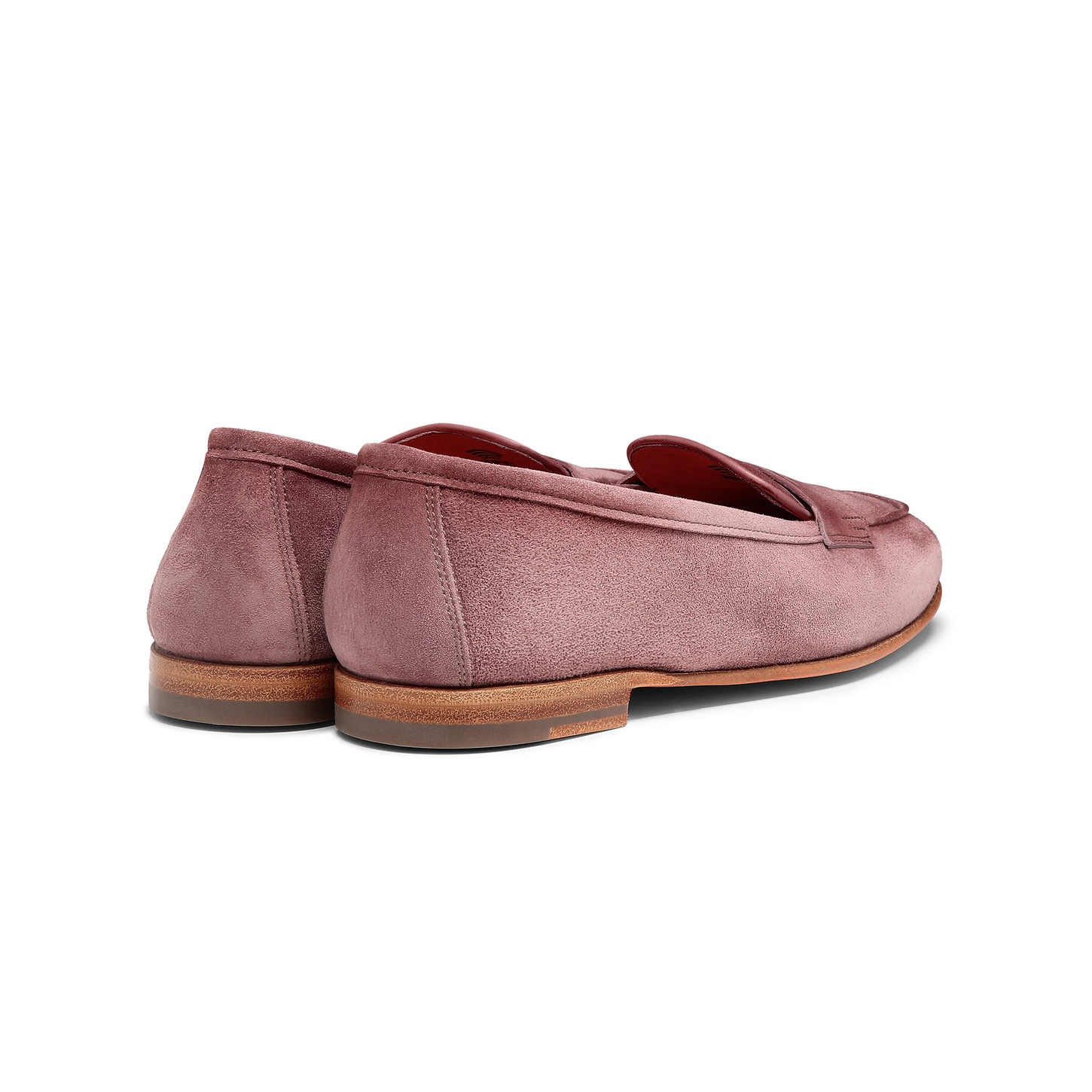 Women's pink suede Carla loafer - 3