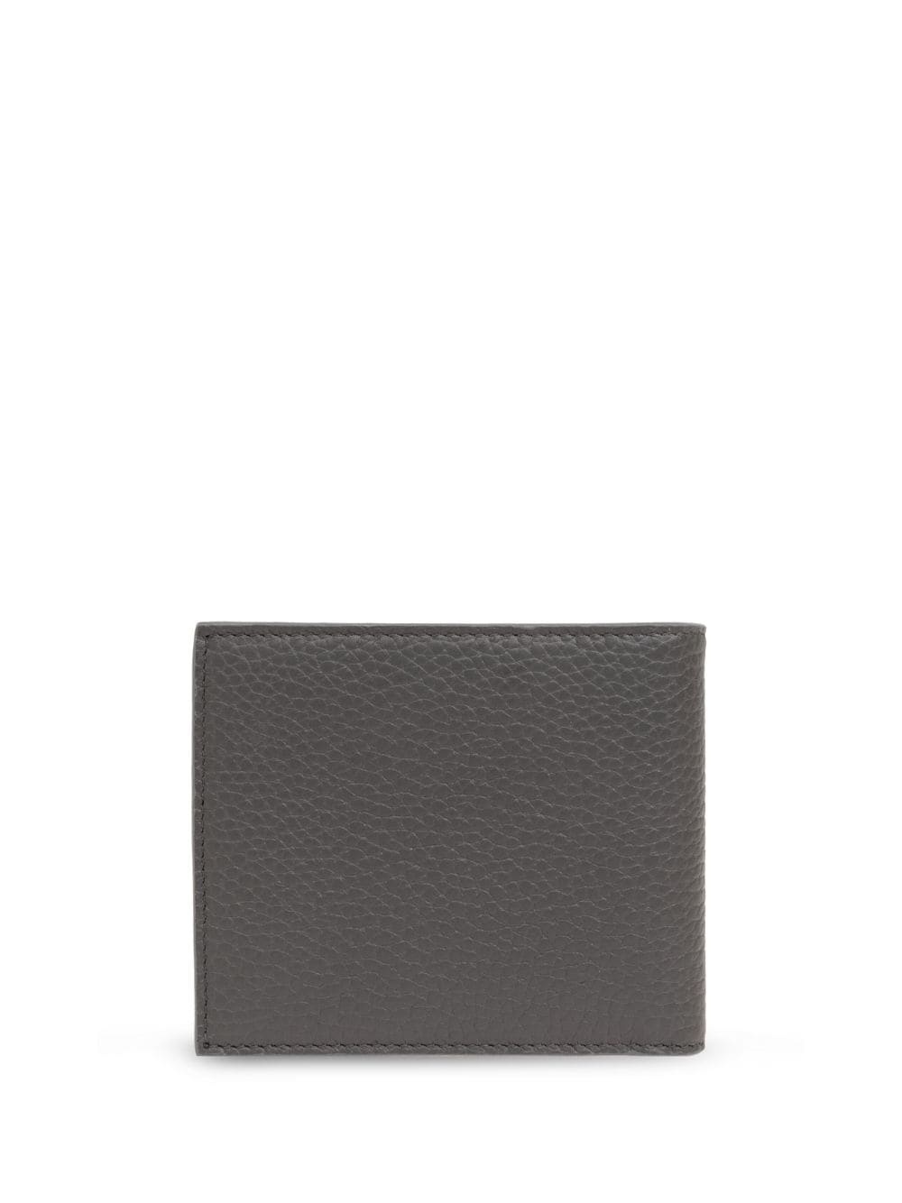 logo-embossed leather wallet - 2