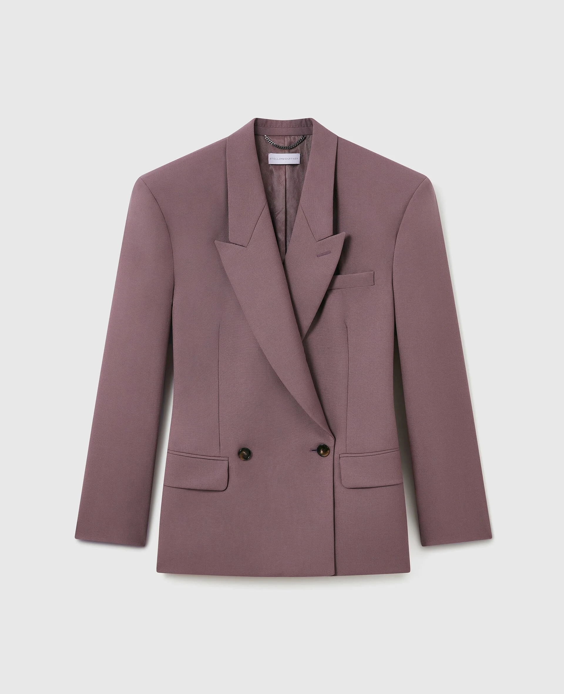 Canvas Double-Breasted Waisted Jacket - 1
