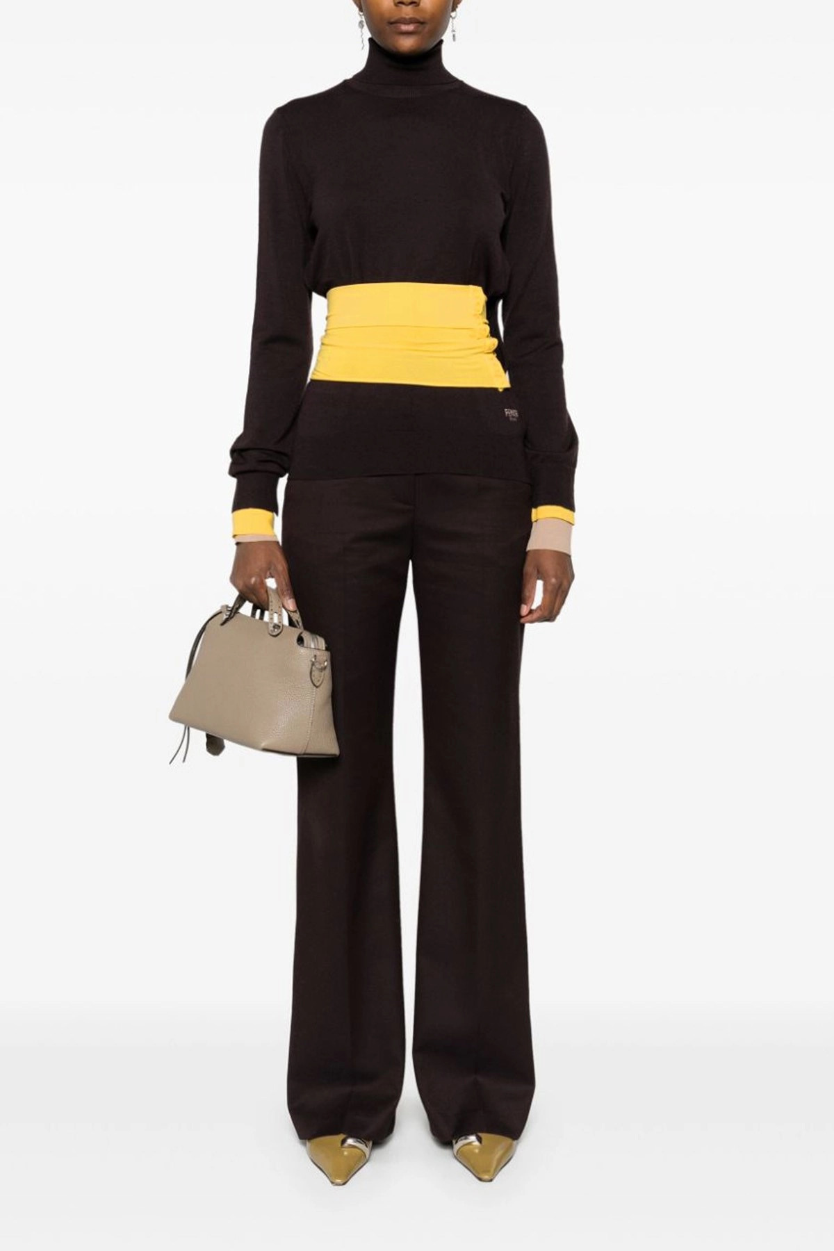 Wool turtleneck sweater - 2