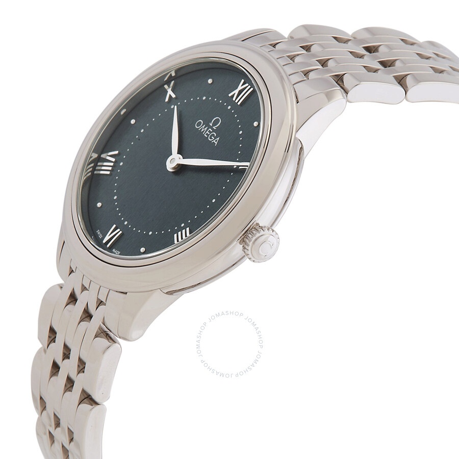 Omega De Ville Quartz Green Dial Ladies Watch 434.10.30.60.10.001 - 2
