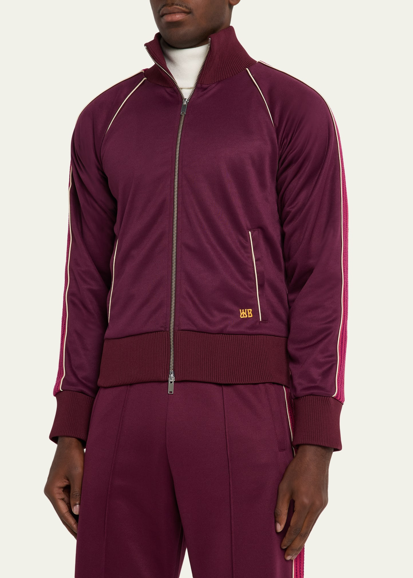 Men's Polyester Jersey Track Jacket - 4