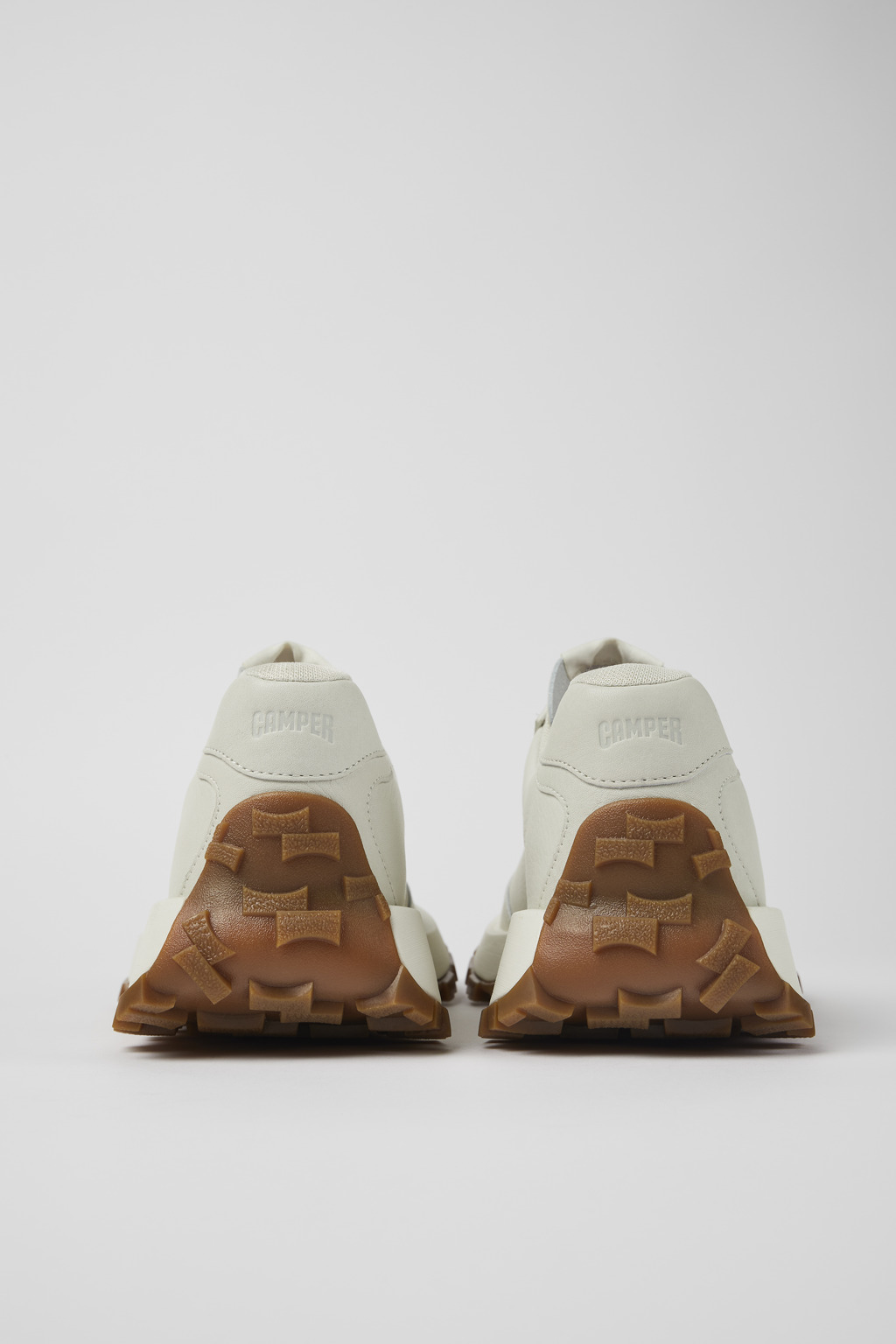 White Leather Sneakers for Men. - 4