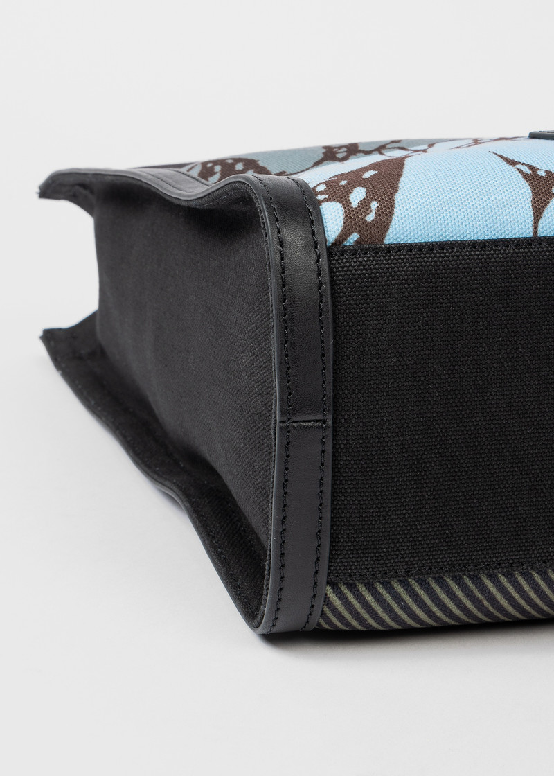 'Assembled Stripe' Printed Tote Bag 7