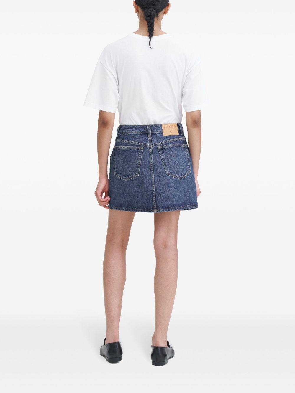 Patch Pocket mini skirt - 3