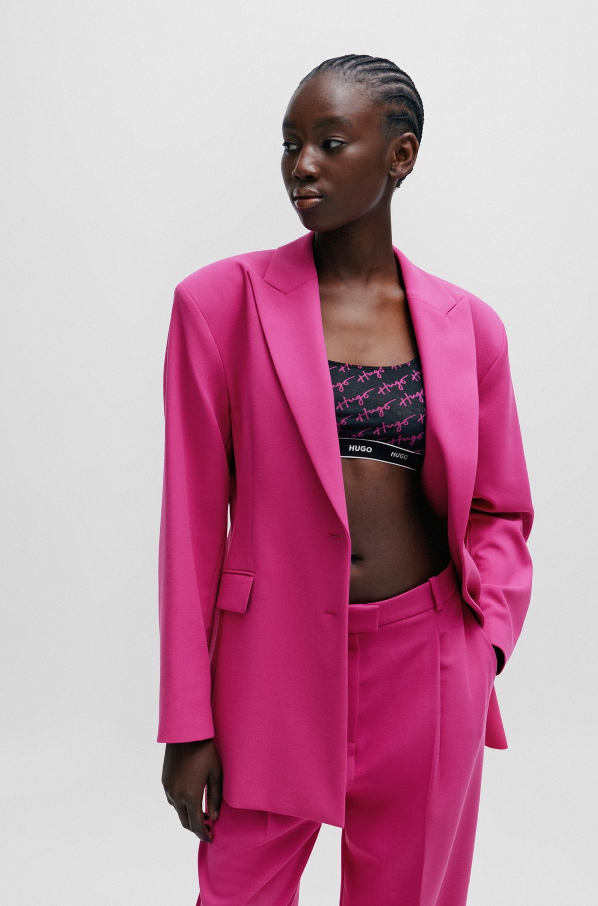 REGULAR-FIT JACKET WITH OFF-CENTER CLOSURE - 2