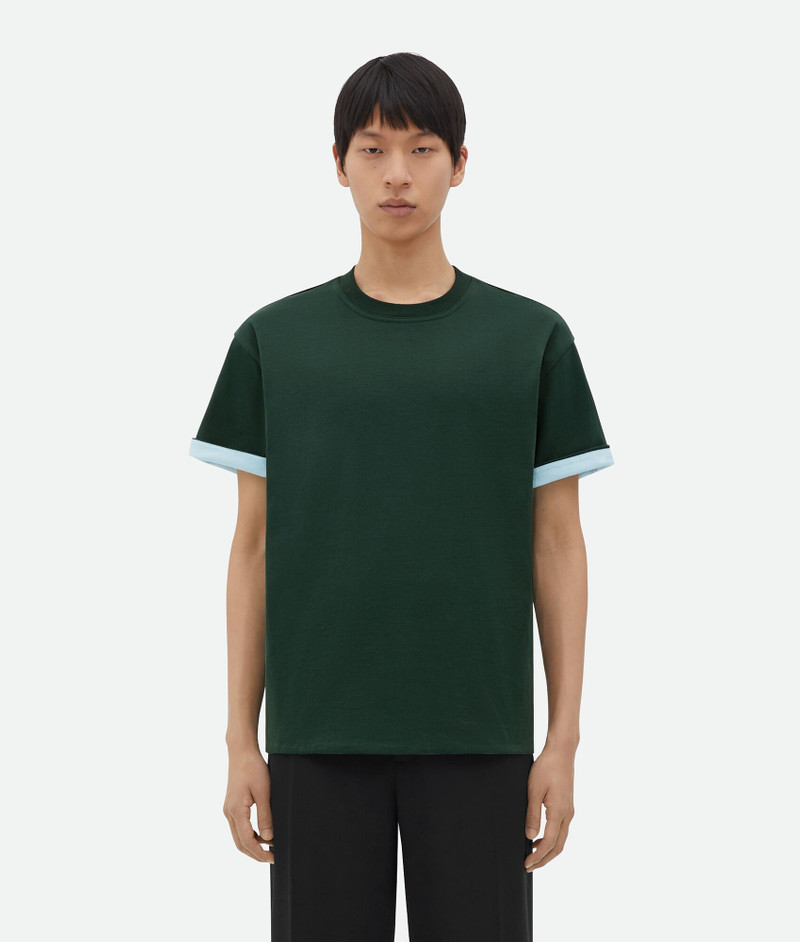 Double Layer Relaxed Cotton T-Shirt 1