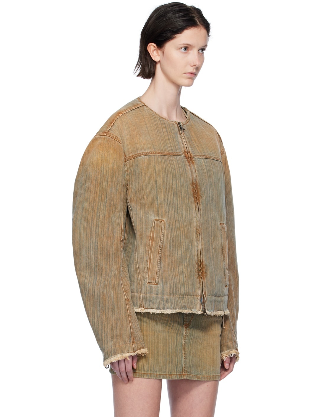 Beige D-Marge-Fsd Denim Jacket - 2