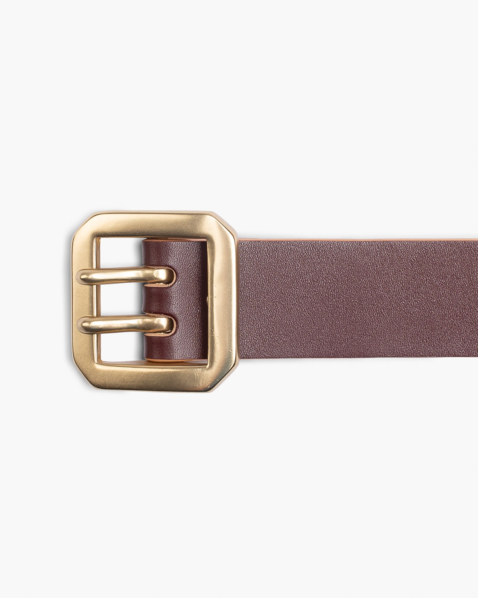 OGL-BELT-DPGAR-BRN OGL Double Prong Garrison Buckle  Leather Belt - Hand-Dyed Brown - 6