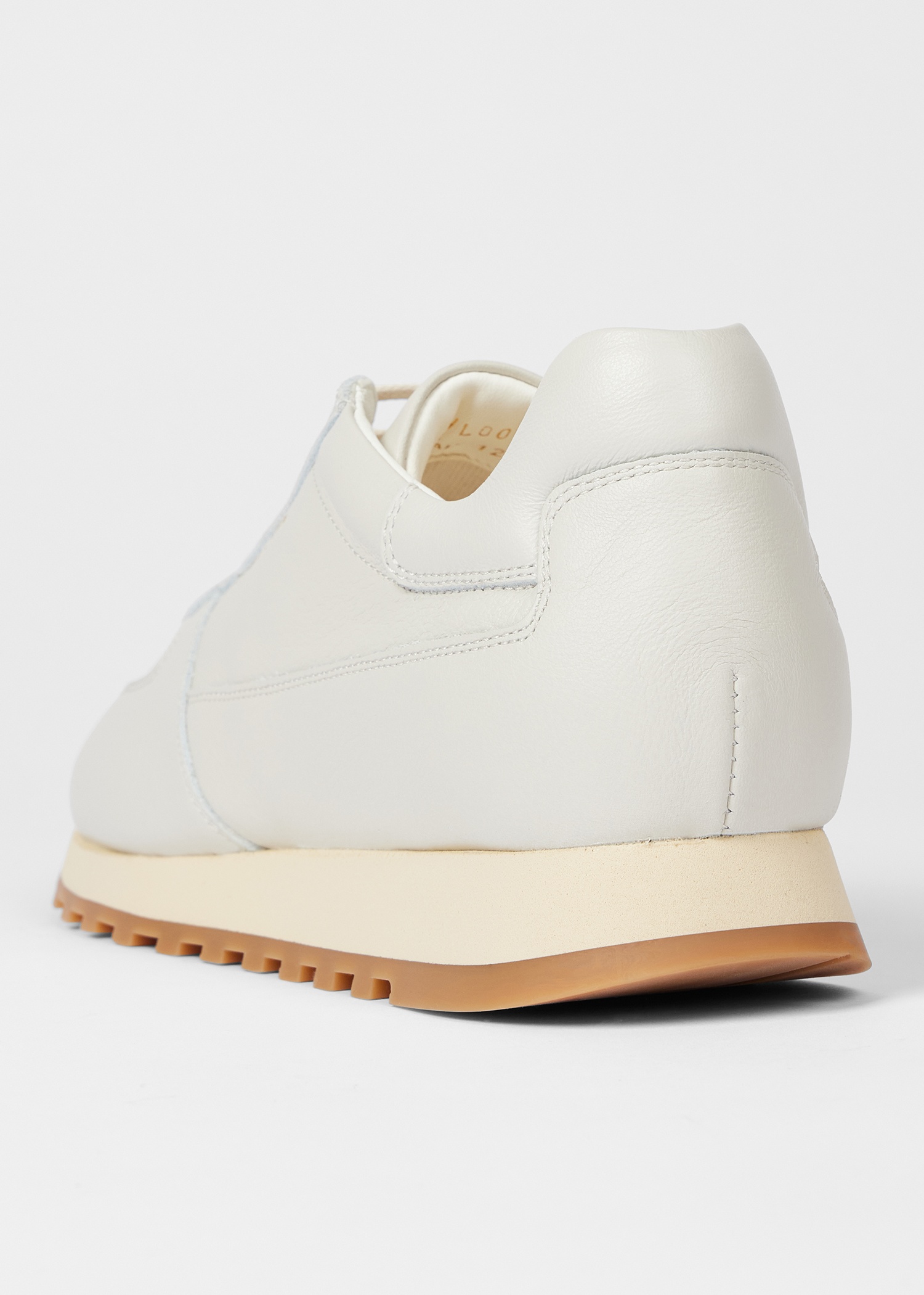 Women's Stone 'Velo' Leather Retro Trainers - 4