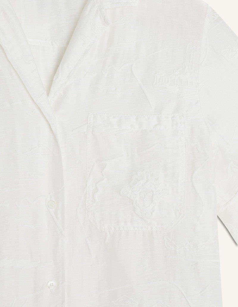 PARISIAN MAP SHEER RESORT SHIRT 4