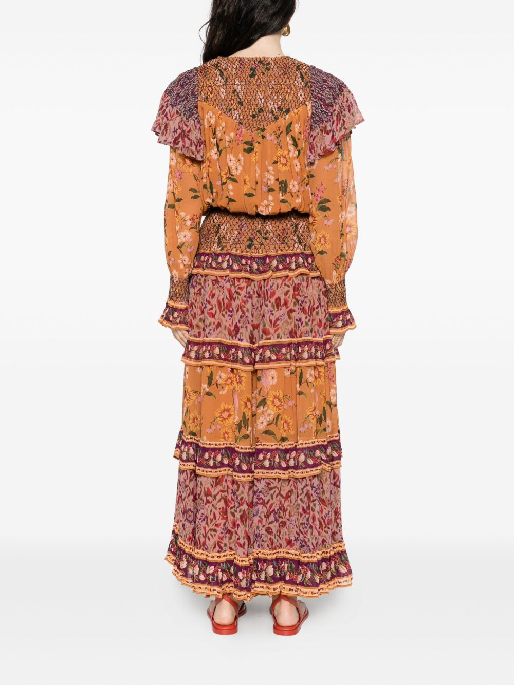 floral-print dress - 4