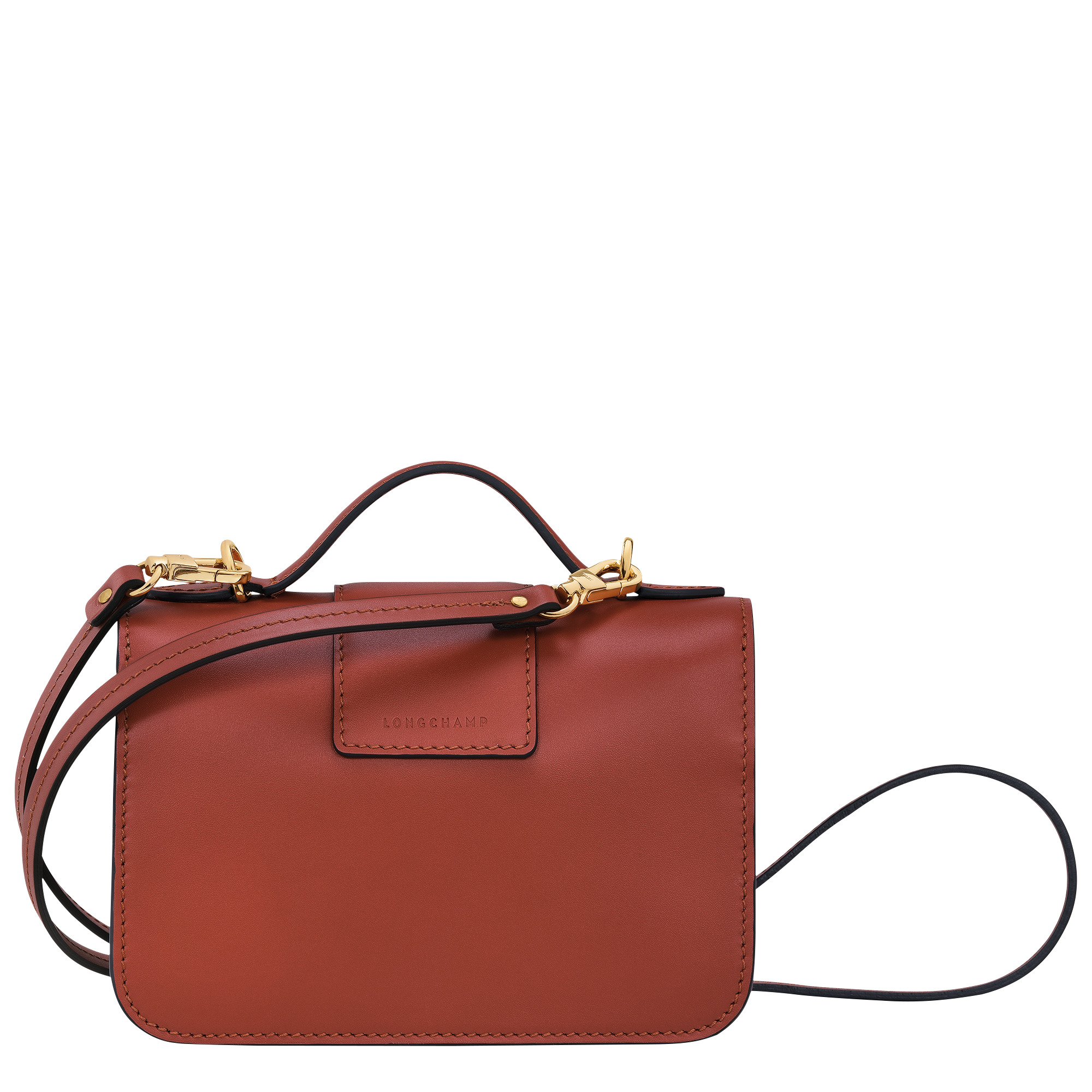 Box-Trot XS Crossbody bag Mahogany - Leather - 4