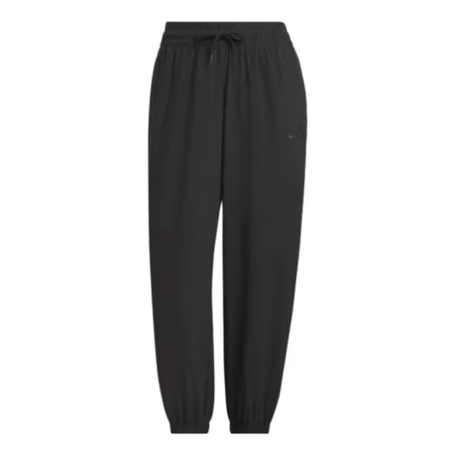 (WMNS) adidas 2-Stripes Woven 7/8 Pants 'Black' JZ2173 - 1
