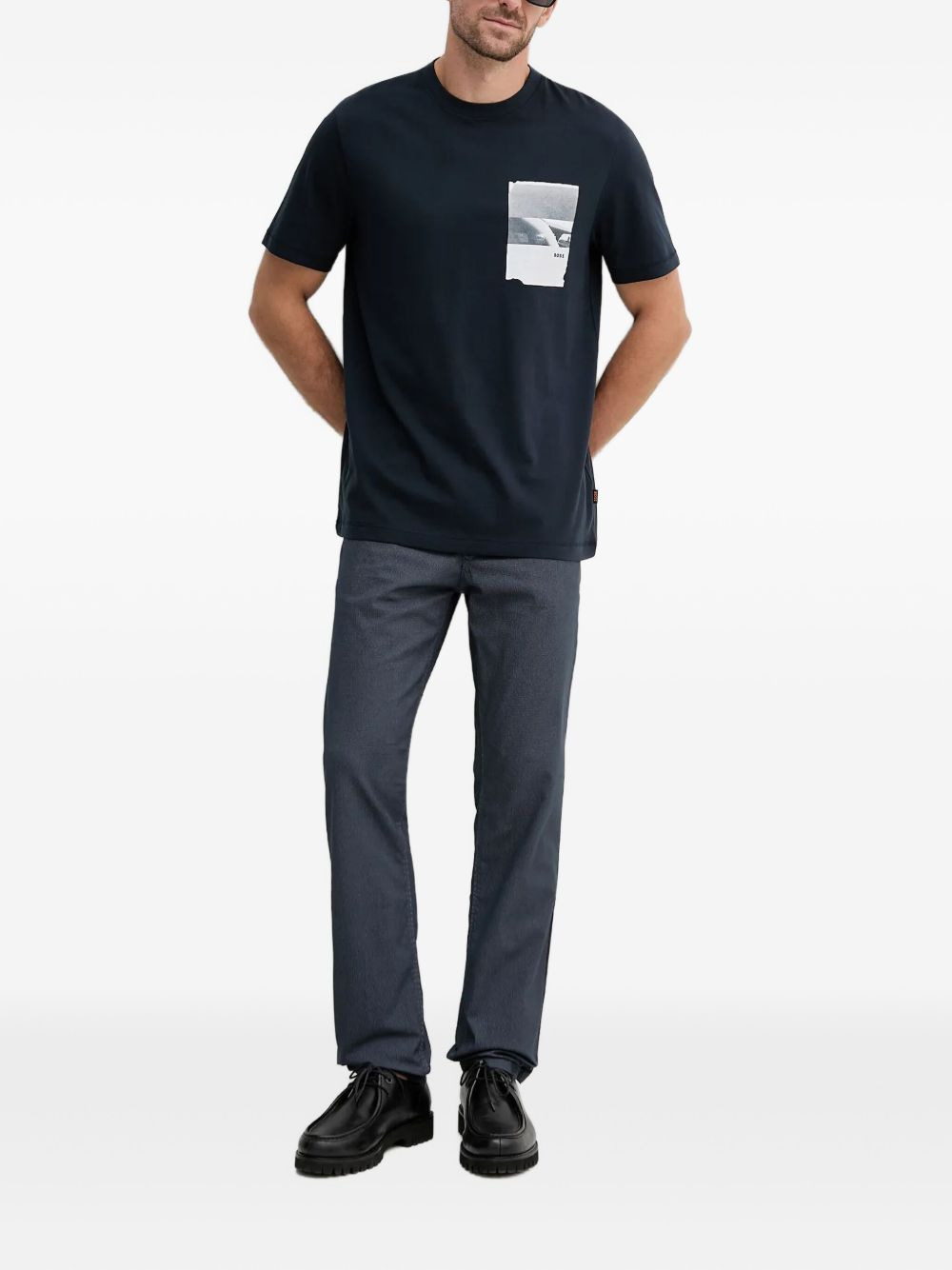 strech-cotton trousers - 2