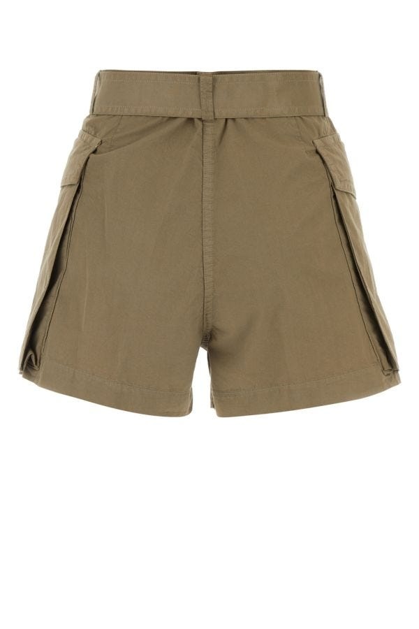 Cappuccino cotton Peza shorts - 2