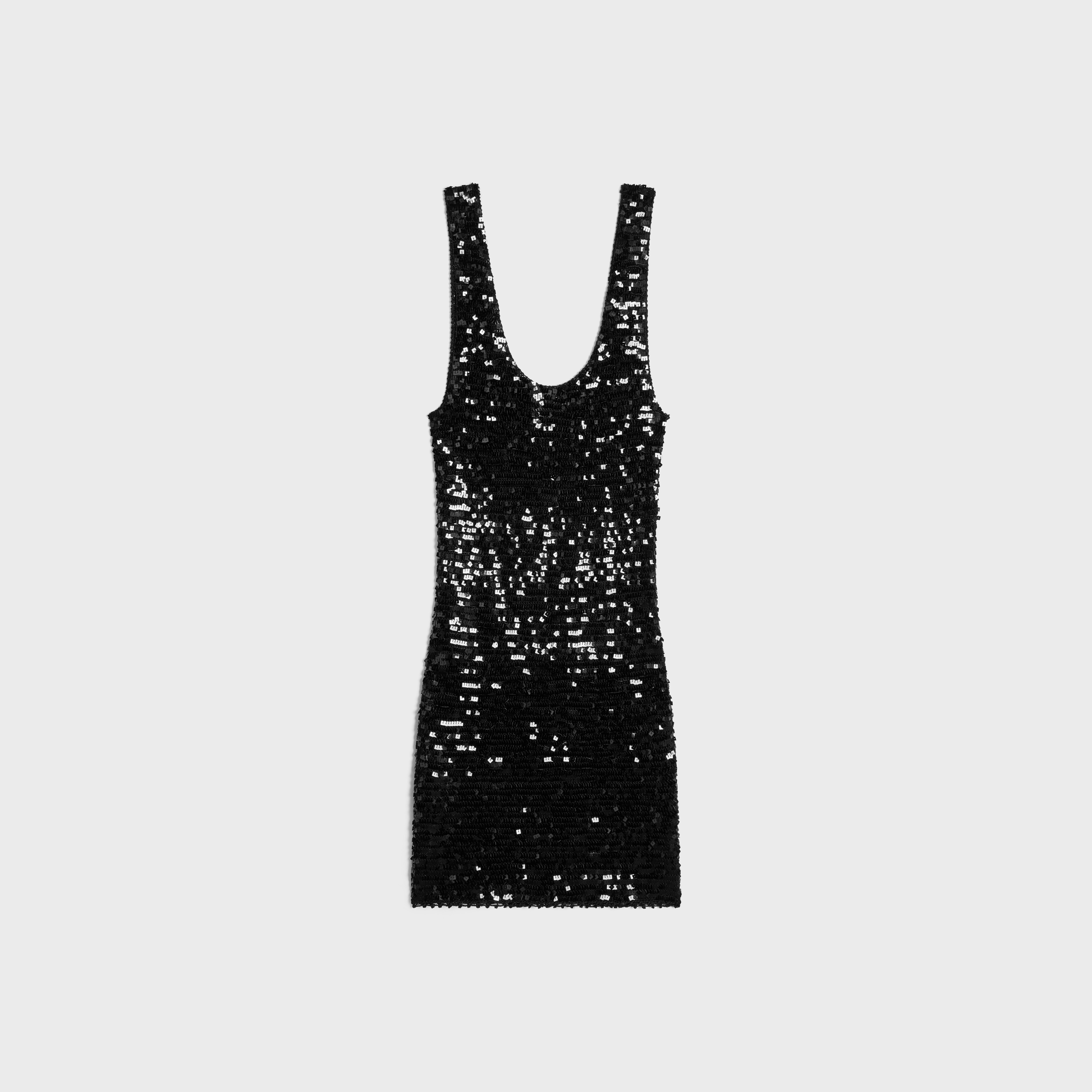 embroidered mini dress in crocheted viscose - 2