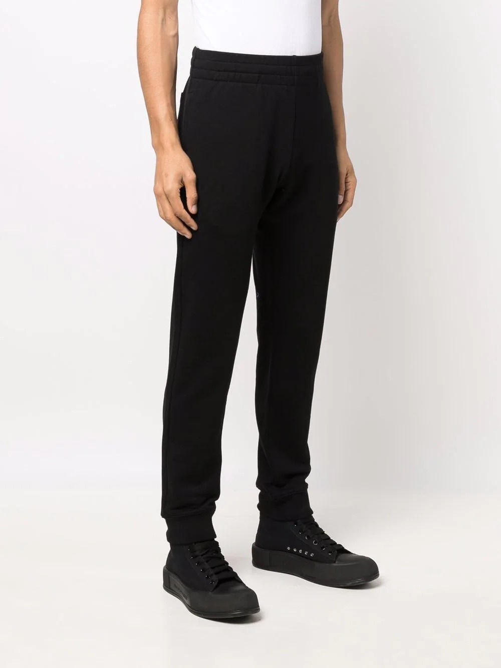 organic cotton track trousers - 3