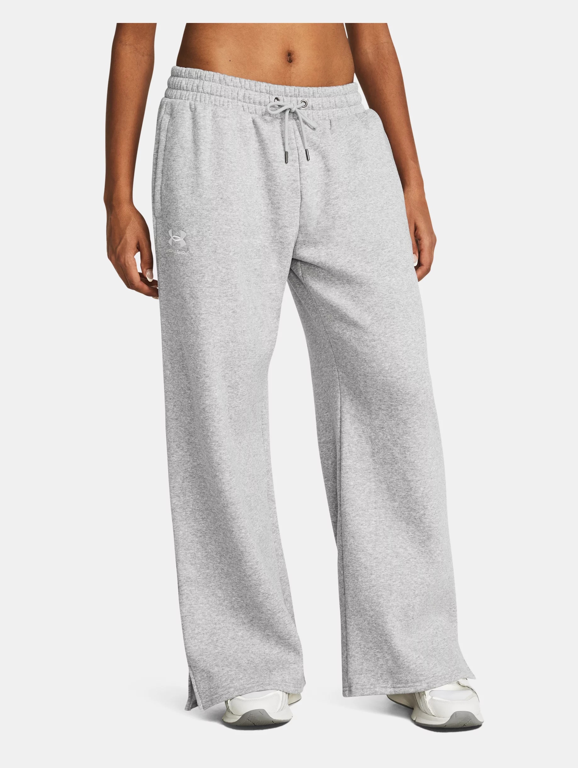Women's UA Icon Fleece Wide Leg Pants - 2